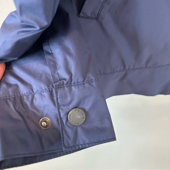 Peter Millar Hartford Jacket Mens Large Blue Full Zip Windbreaker Coat Layering - Picture 6 of 16